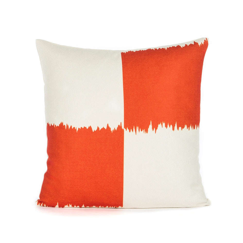 Orange Mousse Throw Pillow