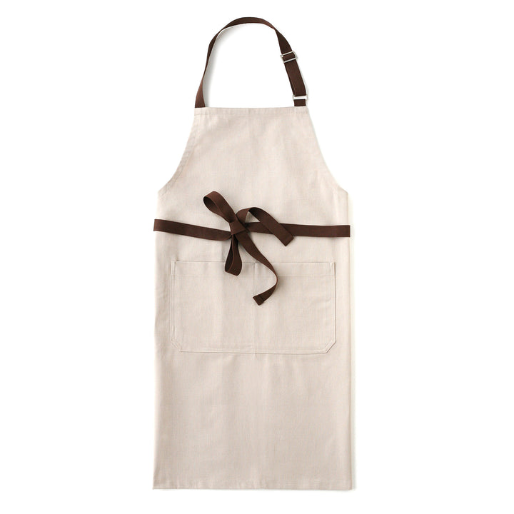 Reserved Listing - Oat Beige Classic Kitchen Apron (Regular Size / Neck Strap)
