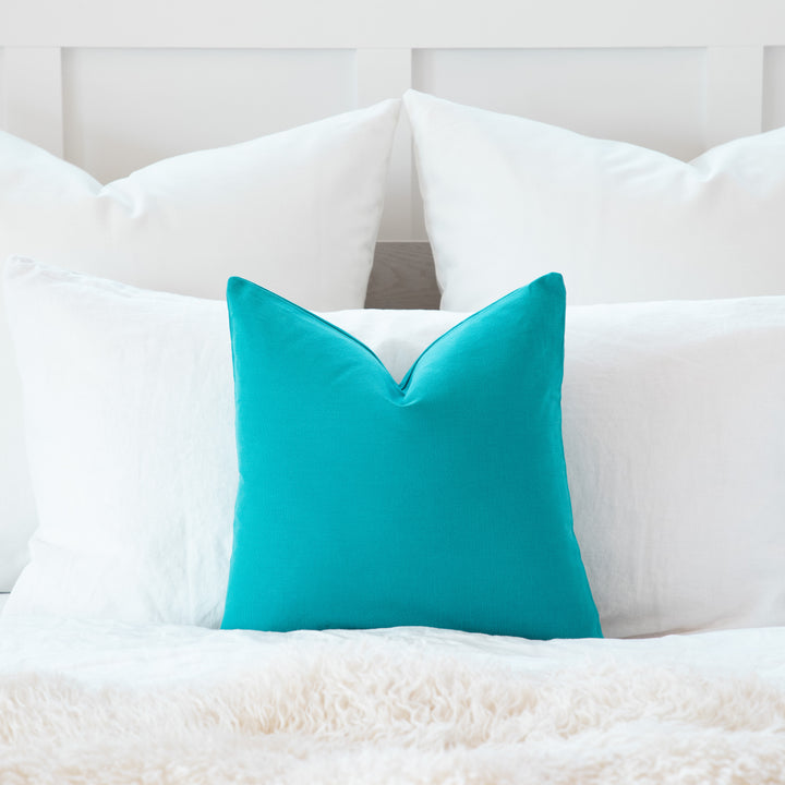 Minimalist Solid Charcoal Gray Cotton Throw Pillow Cover – Durable Accent Cushion Case for Sofa & Bed