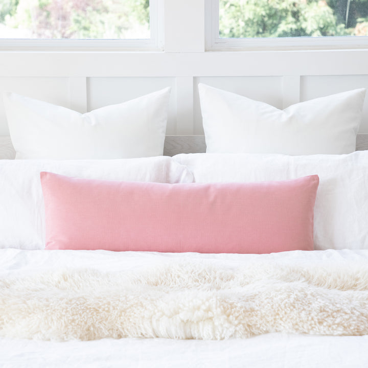 Premium Cotton Body Pillow Cover | Long Sham Zippered Pregnancy Maternity Body Pillowcase