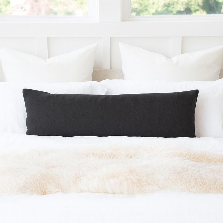 Premium Cotton Body Pillow Cover | Long Sham Zippered Pregnancy Maternity Body Pillowcase