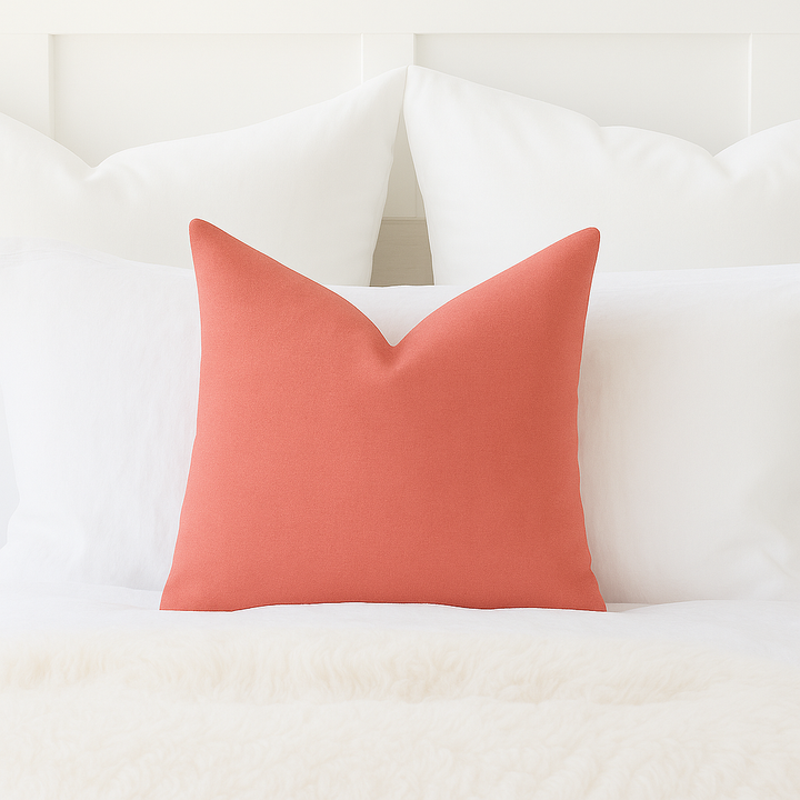 Minimalist Solid Charcoal Gray Cotton Throw Pillow Cover – Durable Accent Cushion Case for Sofa & Bed