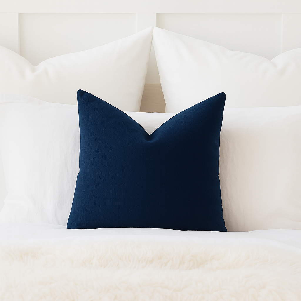 Minimalist Solid Charcoal Gray Cotton Throw Pillow Cover – Durable Accent Cushion Case for Sofa & Bed