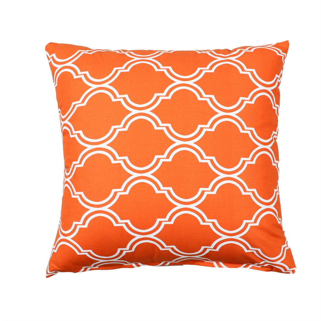 "Bono" Burnt Orange Throw Pillow Cover
