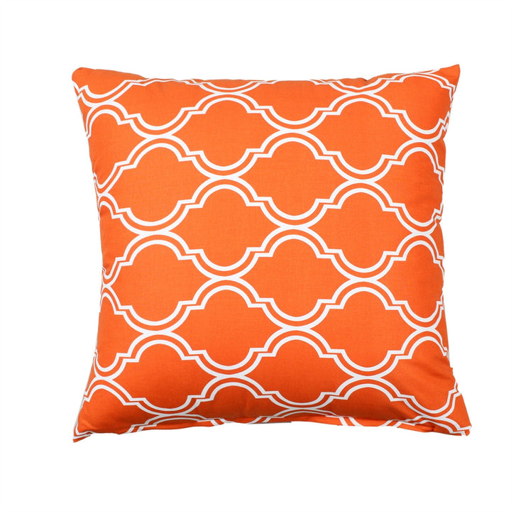 "Bono" Burnt Orange Throw Pillow Cover