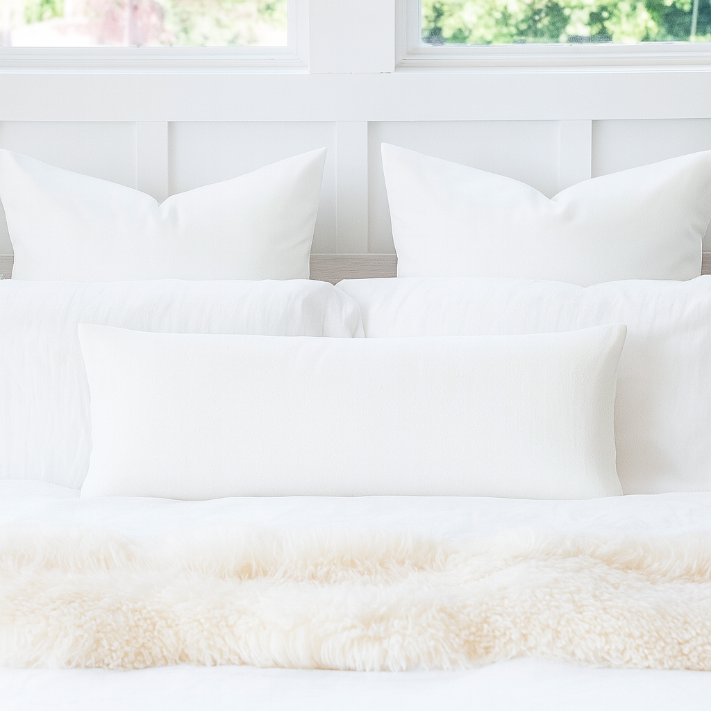Premium Cotton Body Pillow Cover | Long Sham Zippered Pregnancy Maternity Body Pillowcase