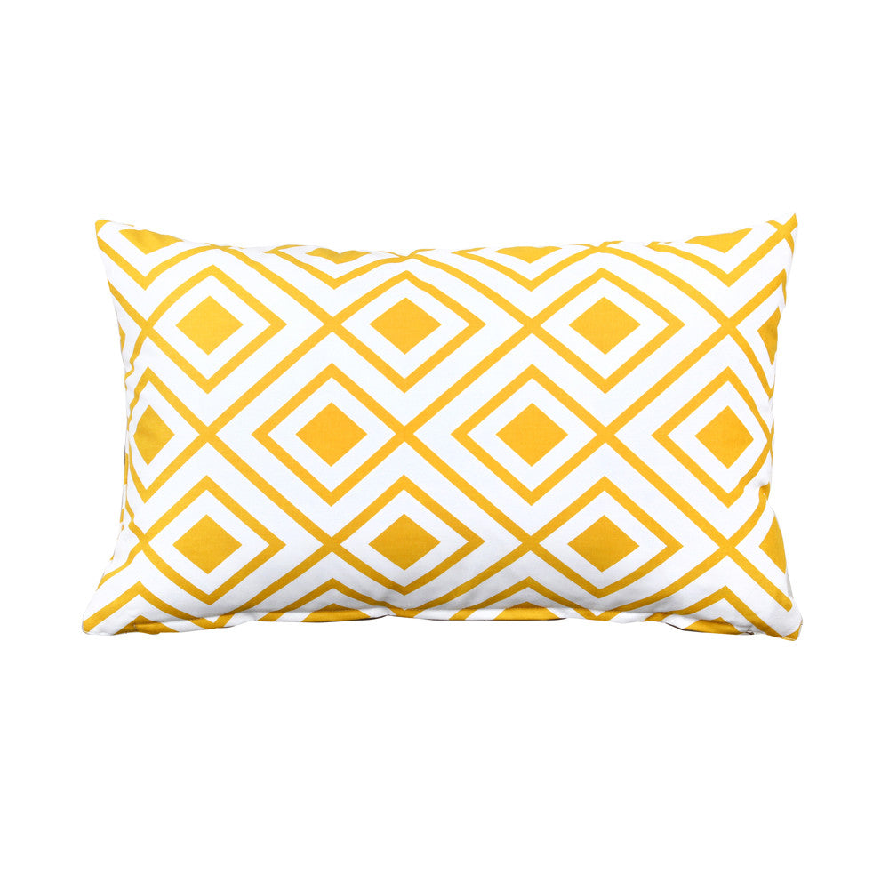 Lotzi Yellow Decorative Throw Pillow Cover