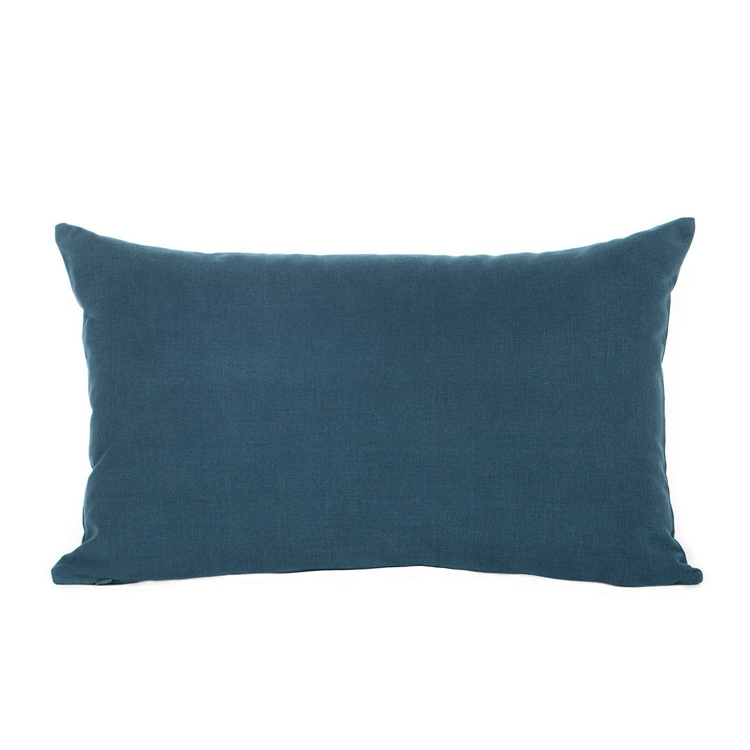 Solid Dark Slate Blue Decorative Throw Pillow Cover