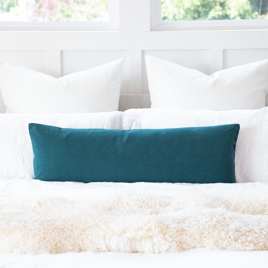 Premium Cotton Body Pillow Cover | Long Sham Zippered Pregnancy Maternity Body Pillowcase