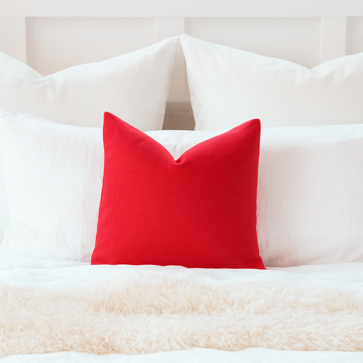 Minimalist Solid Charcoal Gray Cotton Throw Pillow Cover – Durable Accent Cushion Case for Sofa & Bed