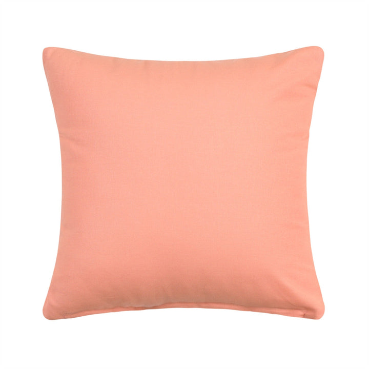 16" X 16" Solid Apricot / Pale Peach Accent Throw Pillow Cover