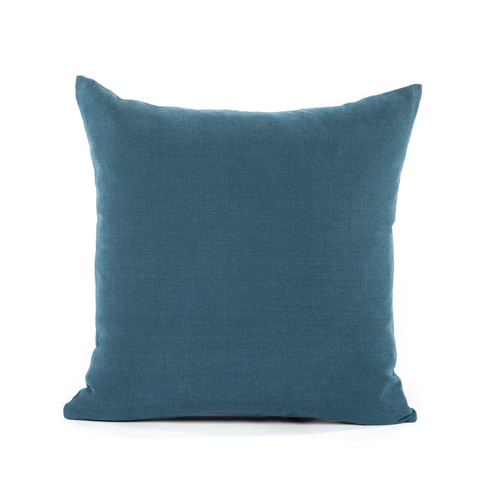 16" x 16" Solid Navy / Dark Blue Accent Throw Pillow Cover