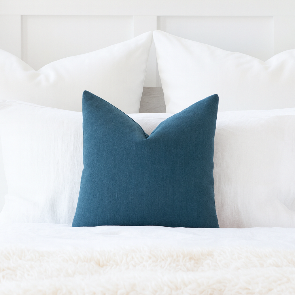Minimalist Solid Charcoal Gray Cotton Throw Pillow Cover – Durable Accent Cushion Case for Sofa & Bed
