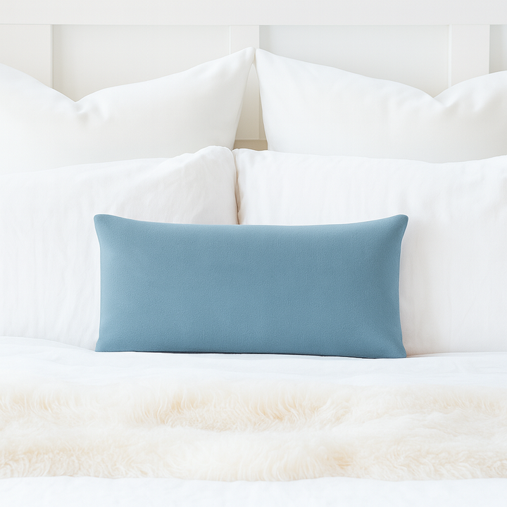 Minimalist Solid Charcoal Gray Cotton Throw Pillow Cover – Durable Accent Cushion Case for Sofa & Bed
