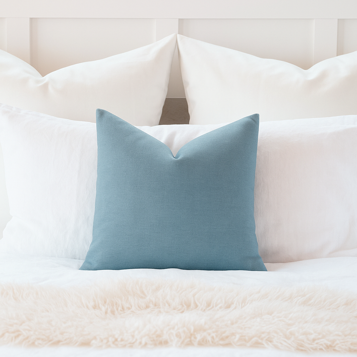 Minimalist Solid Charcoal Gray Cotton Throw Pillow Cover – Durable Accent Cushion Case for Sofa & Bed