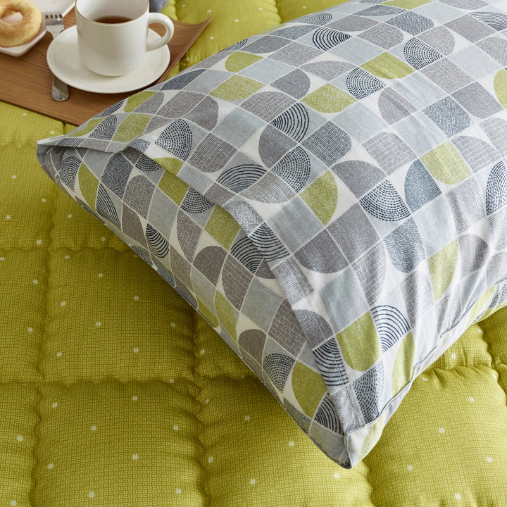 Yellow Gray Multi Color Modal & Cotton Modern Teens Duvet Cover Set