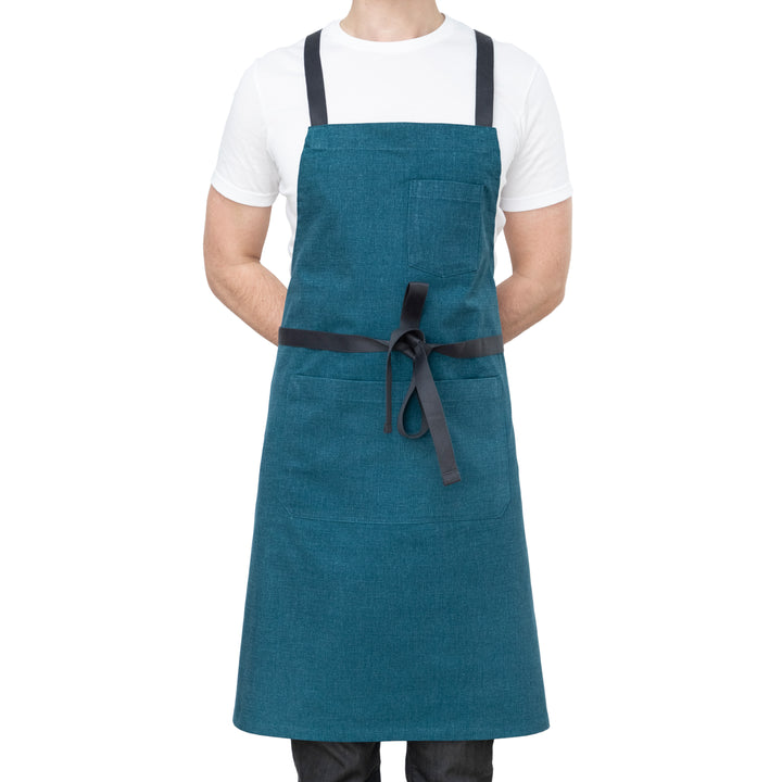 Chef's Kitchen Apron with Cross Back Strap