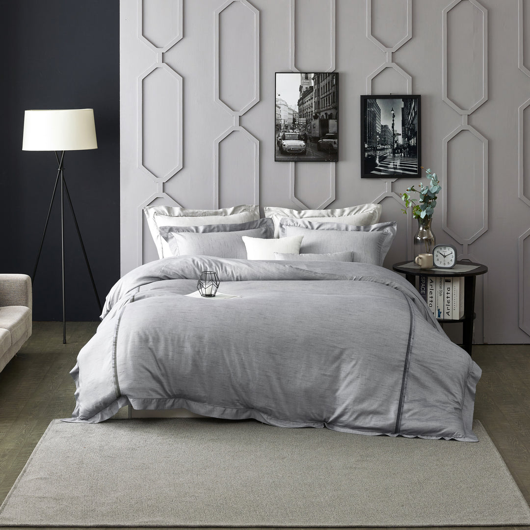 Silky Soft TENCEL Modal Cloud Flange Duvet Cover Set - Perfect Summer Bedding