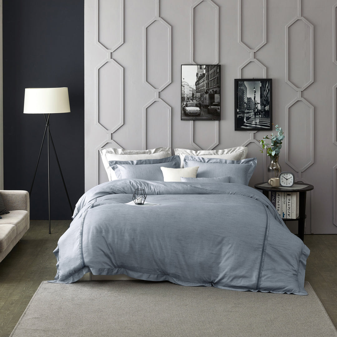 Silky Soft TENCEL Modal Cloud Flange Duvet Cover Set - Perfect Summer Bedding
