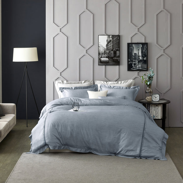 Silky Soft TENCEL Modal Cloud Flange Duvet Cover Set - Perfect Summer Bedding