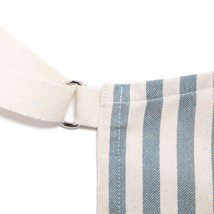 Stripe Airy Cotton Apron (Regular Size / Cross Back)