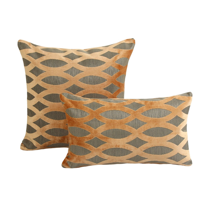 Cori Dark Beige Throw Pillow