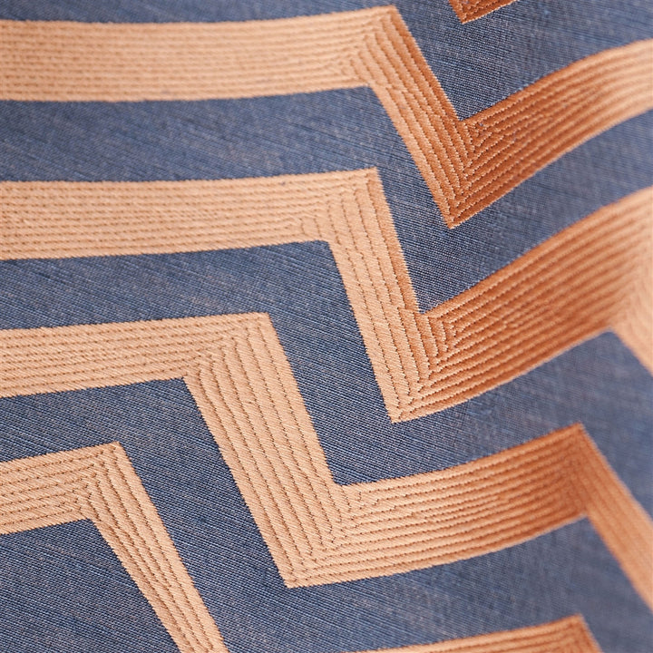 Charcoal & Orange Ziggy Throw Pillow