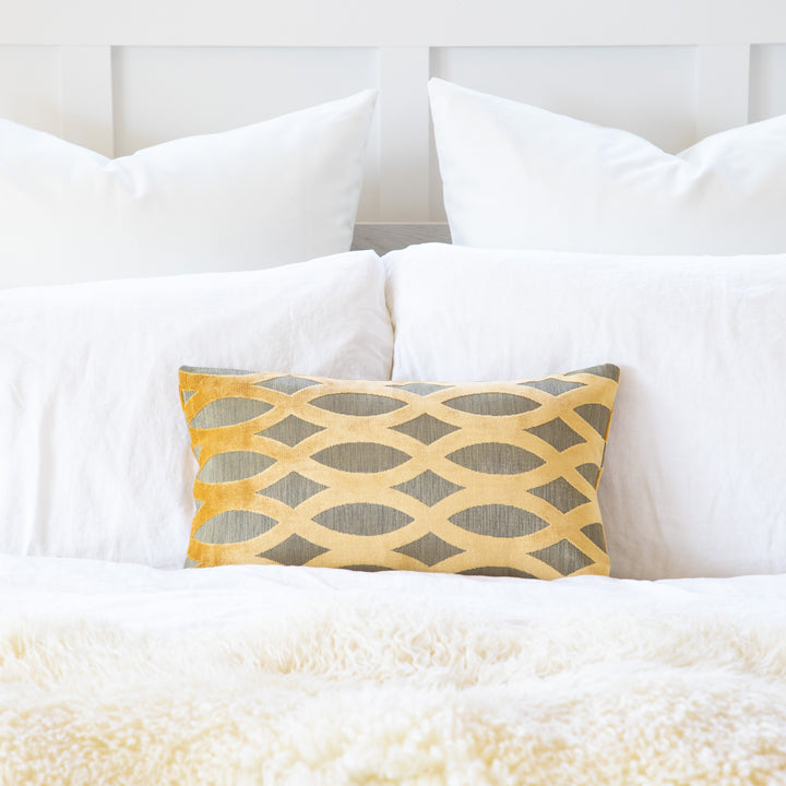 Cori Tan Golden Beige Decorative Throw Pillow Cover