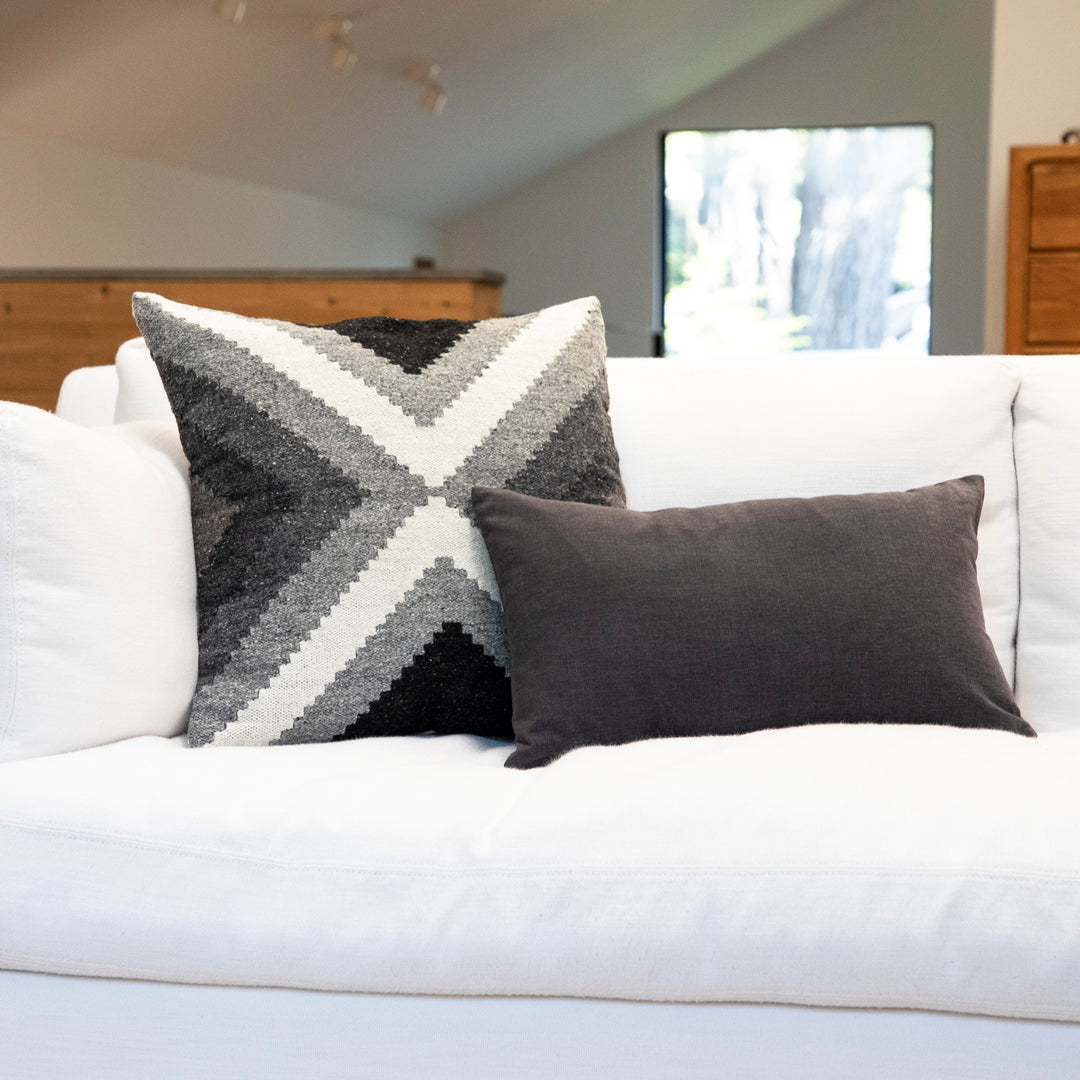 Modern Decorative Throw Cushion Pillow Cover - Smoky Gray