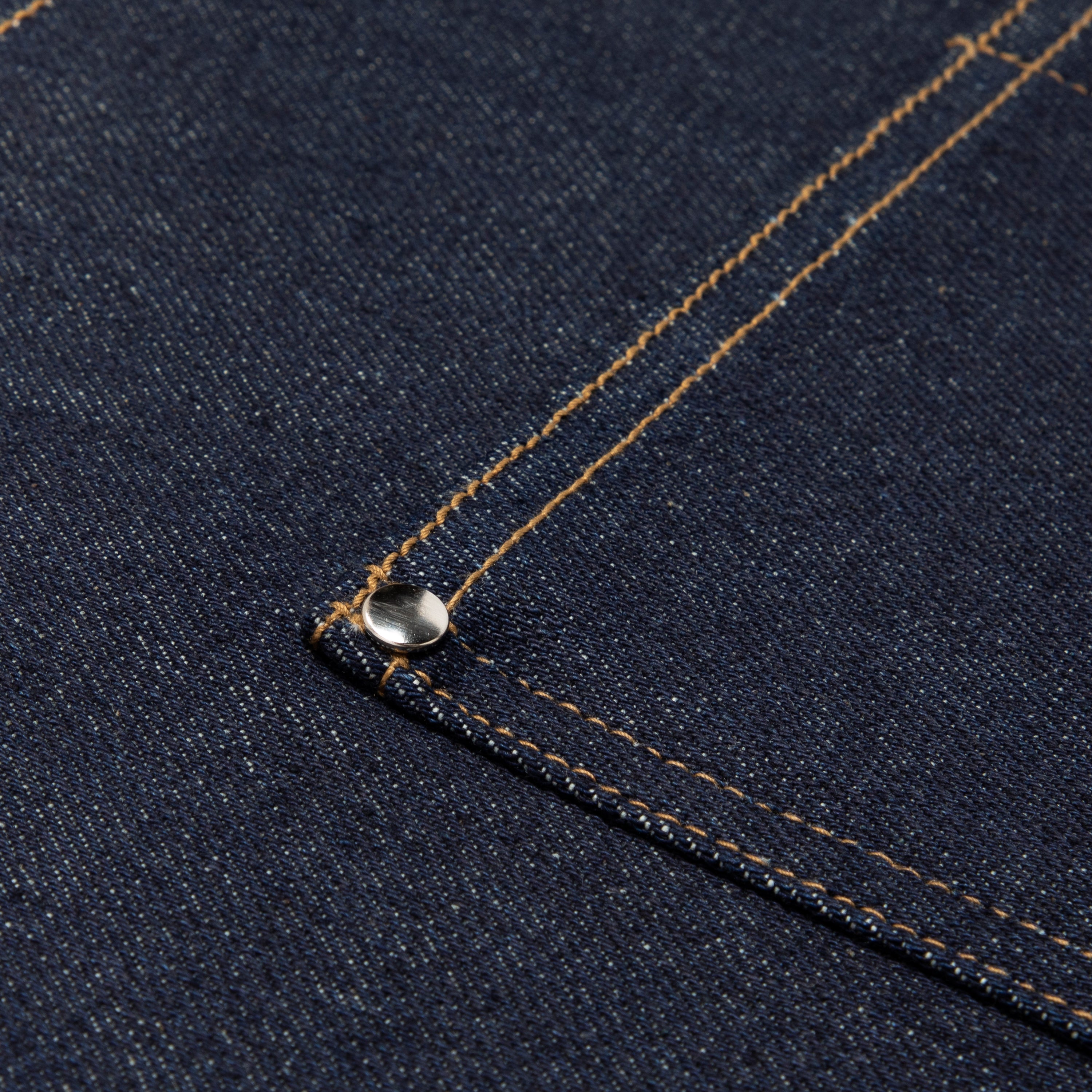 Artisan Craft Real Japanese Denim Cross Back Bib Apron - LaCozi